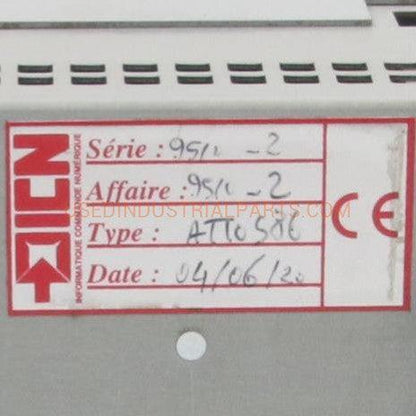 ICN Atto S86 Numerical Control System-Numerical Control System-CA-07-07-06-Used Industrial Parts