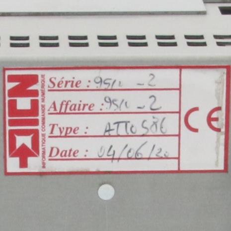 ICN Atto S86 Numerical Control System-Numerical Control System-Used Industrial Parts