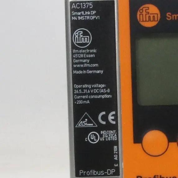 IFM Electronic AC1375 Smartlink Profibus DP Gateway-Profibus DP Gateway-Used Industrial Parts