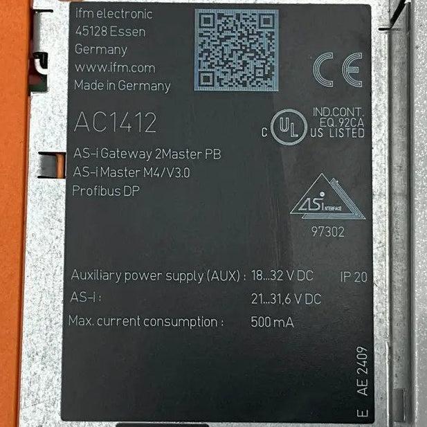 IFM Electronic AC1412 AS-i Gateway-AS-i Gateway-Used Industrial Parts