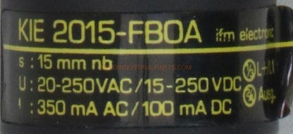 IFM Electronic Efector Capacitive Sensor KIE 2015-FBOA-Capacitive Sensor-AB-06-08-Used Industrial Parts