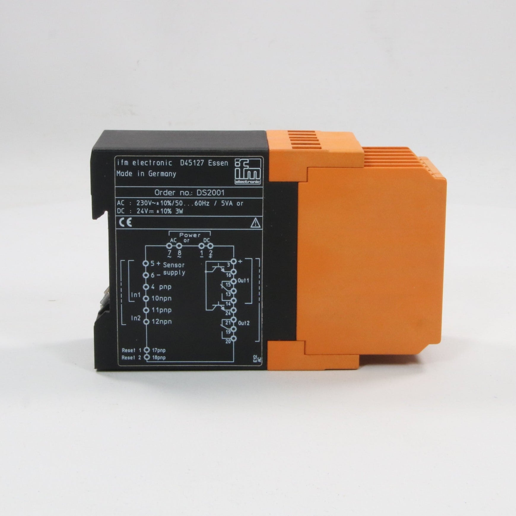 IFM Electronic FS 1 Monitor Relay DS2001-Monitor Relay-CA-04-04-05-Used Industrial Parts