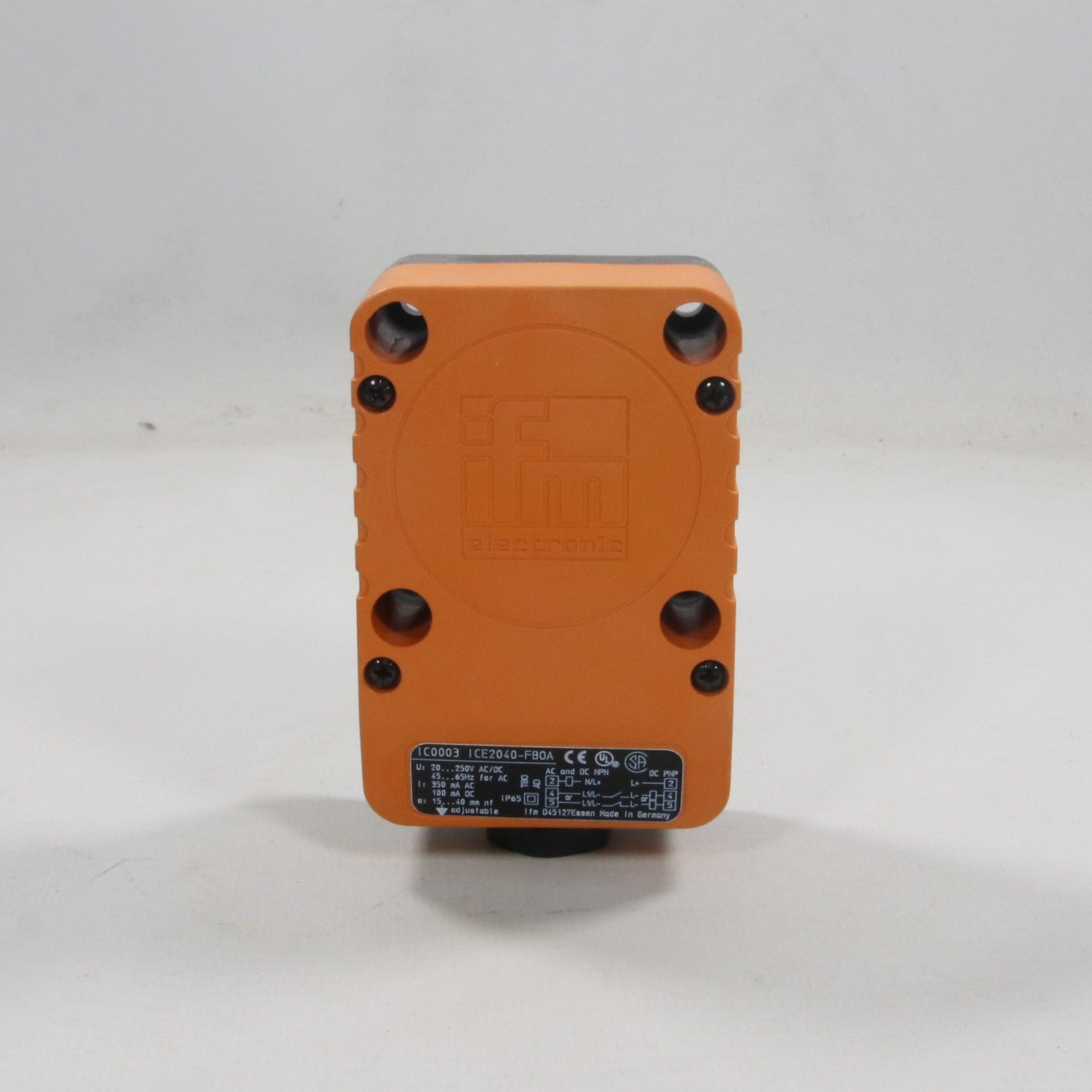 IFM Electronic IC0003 Inductive Sensor - ICE2040-FBOA-Inductive Sensor-Used Industrial Parts