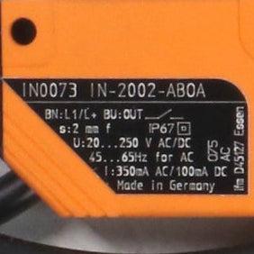 IFM Electronic IN0073 Inductive Proximity Switch-Inductive Proximity Switch-Used Industrial Parts