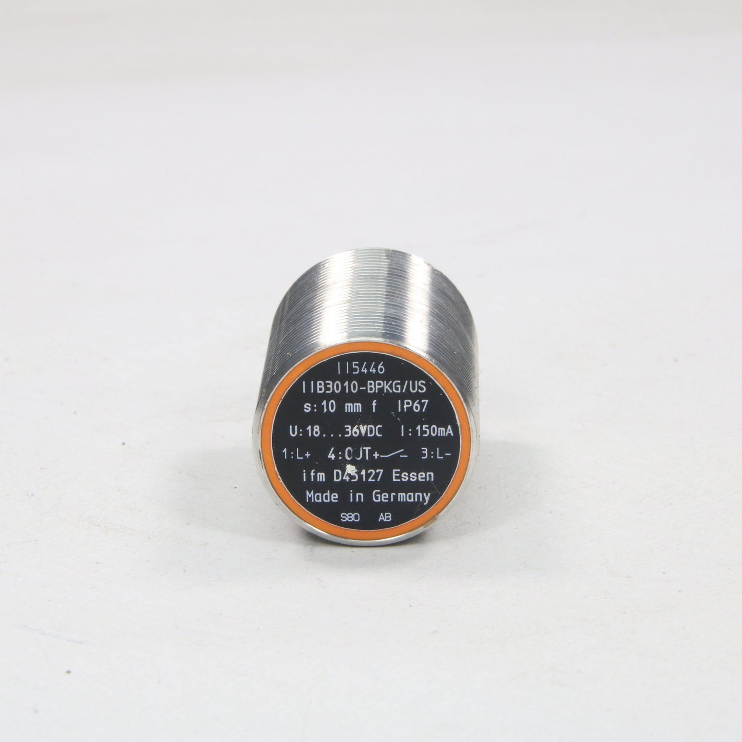 IFM Electronic Inductive Sensor II5446 IB3010-BPKG/US-Inductive Sensor-Used Industrial Parts