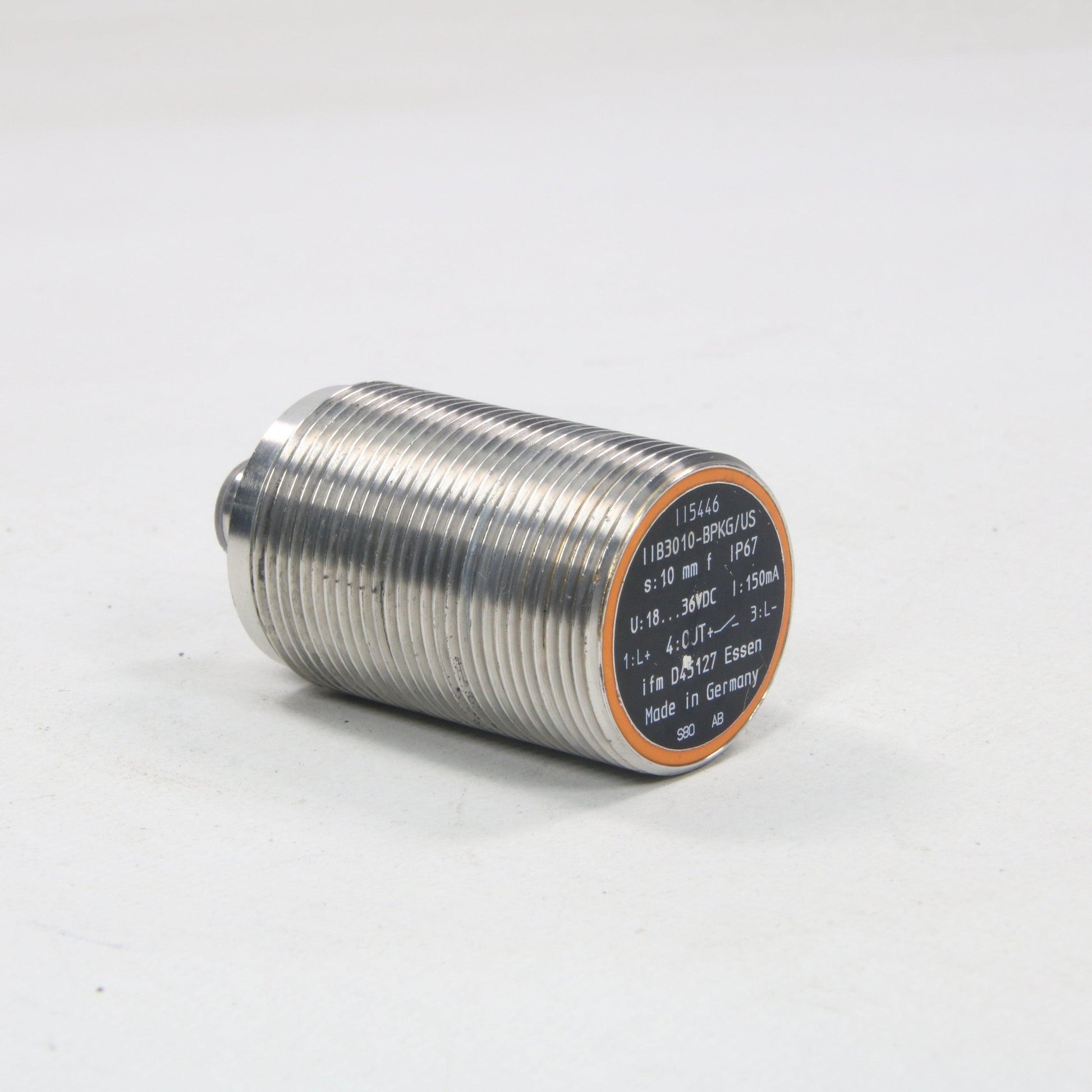 IFM Electronic Inductive Sensor II5446 IB3010-BPKG/US-Inductive Sensor-Used Industrial Parts