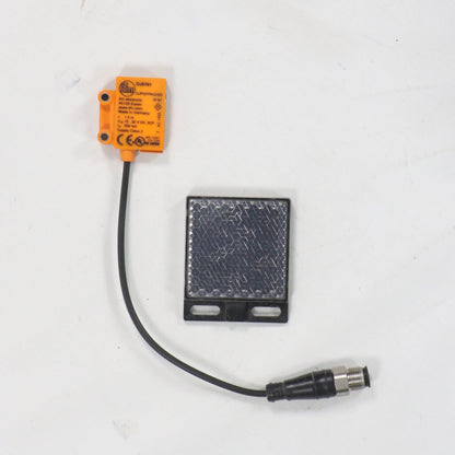 IFM Electronic OJ5191 Retro Reflective Photoelectric Sensor & Reflector-Retro Reflective Photoelectric Sensor & Reflector-Used Industrial Parts