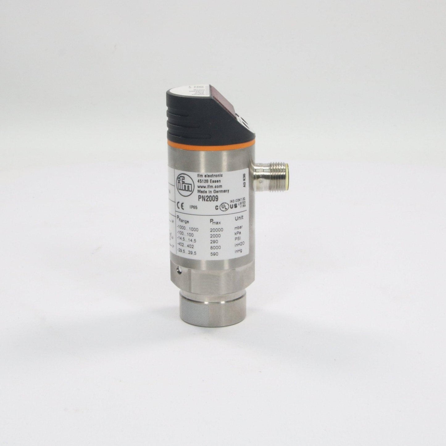 IFM Electronic PN2009 Pressure Sensor-Pressure Sensor-Used Industrial Parts