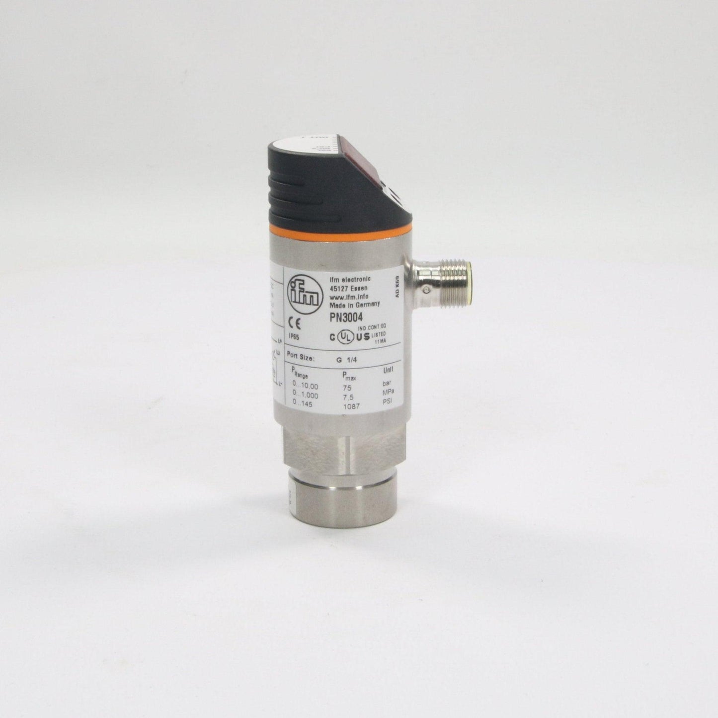 IFM Electronic PN3004 Pressure Sensor-Pressure Sensor-Used Industrial Parts