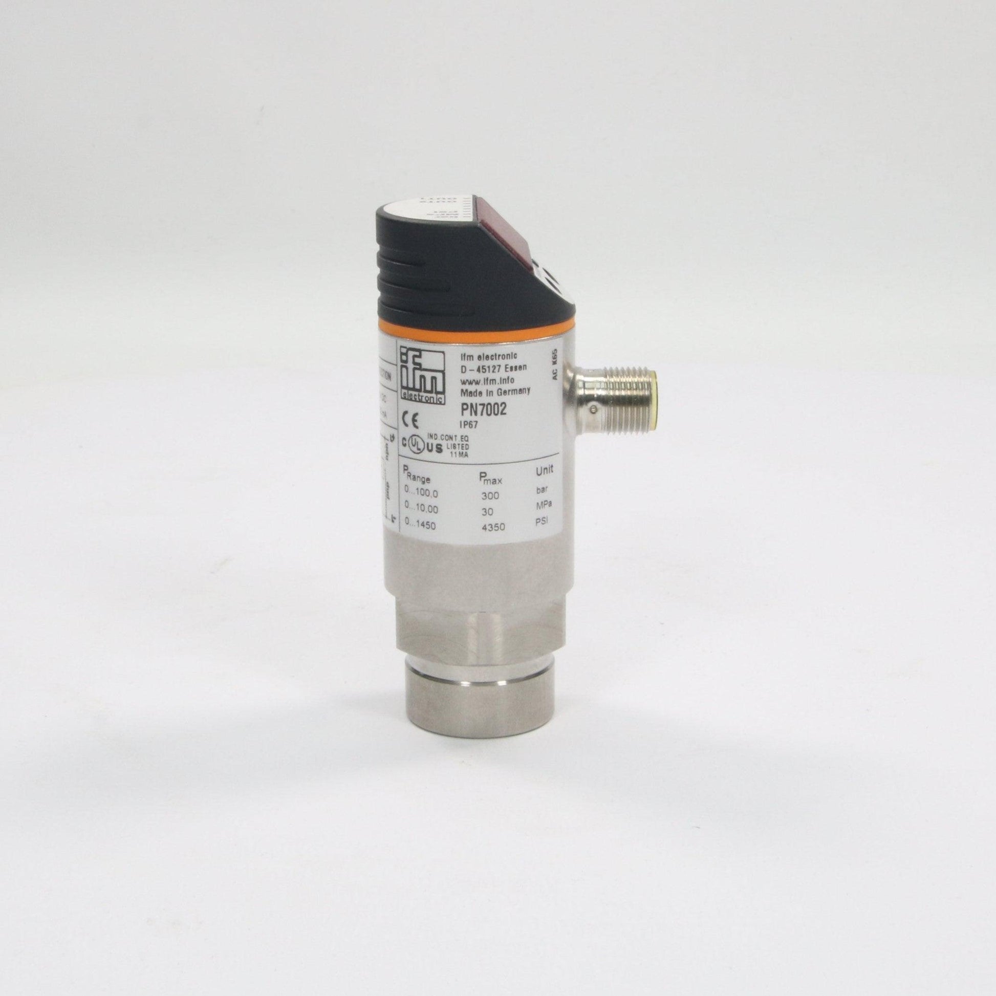 IFM Electronic PN7002 Pressure Sensor-Pressure Sensor-Used Industrial Parts