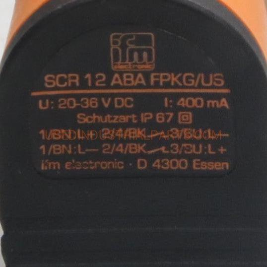 IFM Electronic SCR 12 ABA FPKG US Flow Monitor-Flow Monitor-AE-06-04-04-Used Industrial Parts