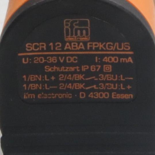 IFM Electronic SCR 12 ABA FPKG US Flow Monitor-Flow Monitor-Used Industrial Parts