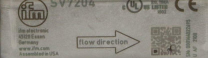 IFM Electronic SV7204 Vortex Flow Meter - Unused-Flow meter-Used Industrial Parts