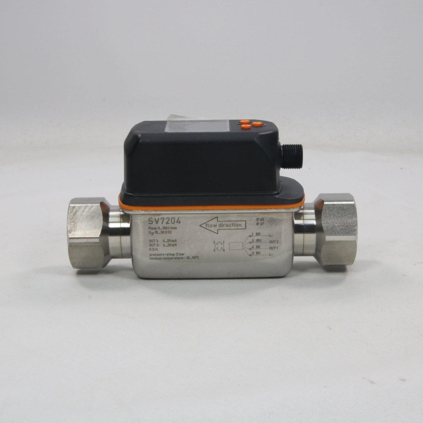 IFM Electronic SV7204 Vortex Flow Meter - Unused-Flow meter-Used Industrial Parts