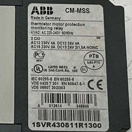 ABB CM-MSS Thermistor Motor Protection Relay-Thermistor Motor Protection-Used Industrial Parts
