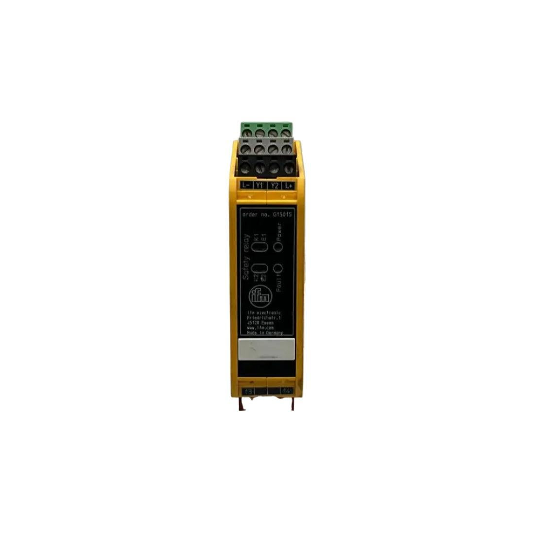 IFM Electronic G1501S Safety Relay-Safety Relay-Used Industrial Parts