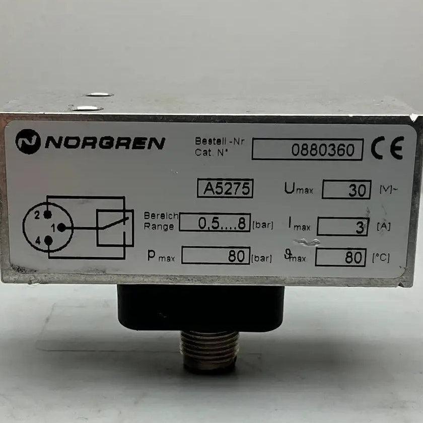 IMI Norgren 0880360 Electro-mechanical Pneumatic Pressure Switch-Electro-mechanical Pneumatic Pressure Switch-Used Industrial Parts
