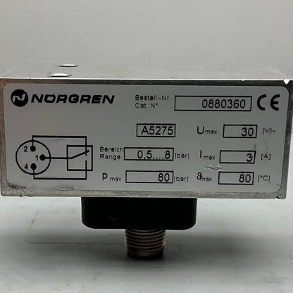 IMI Norgren 0880360 Electro-mechanical Pneumatic Pressure Switch-Electro-mechanical Pneumatic Pressure Switch-Used Industrial Parts