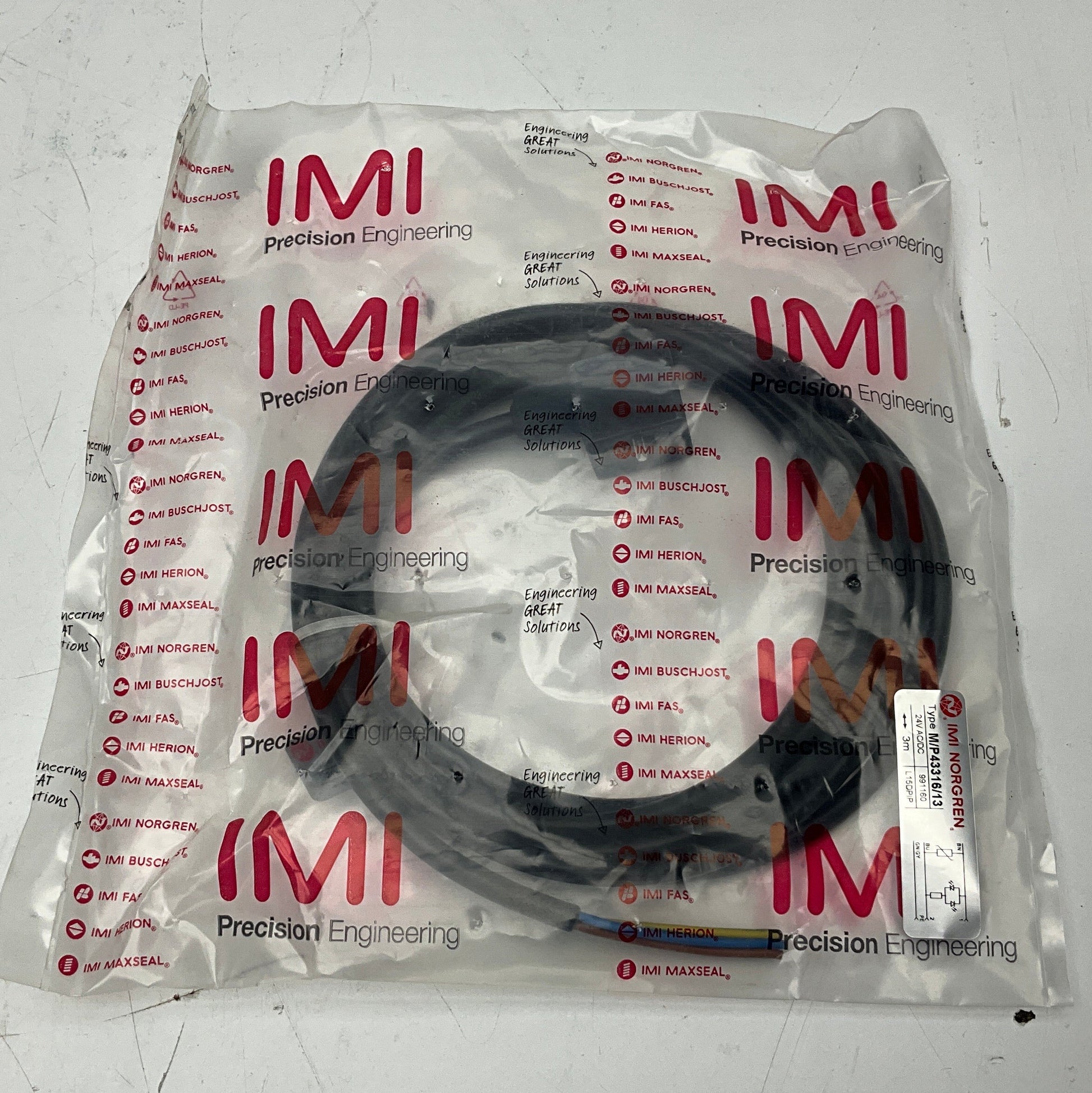 IMI Norgren M/P43316/13 Solenoid Valve Connector Plug-Solenoid Valve Connector Plug-Used Industrial Parts