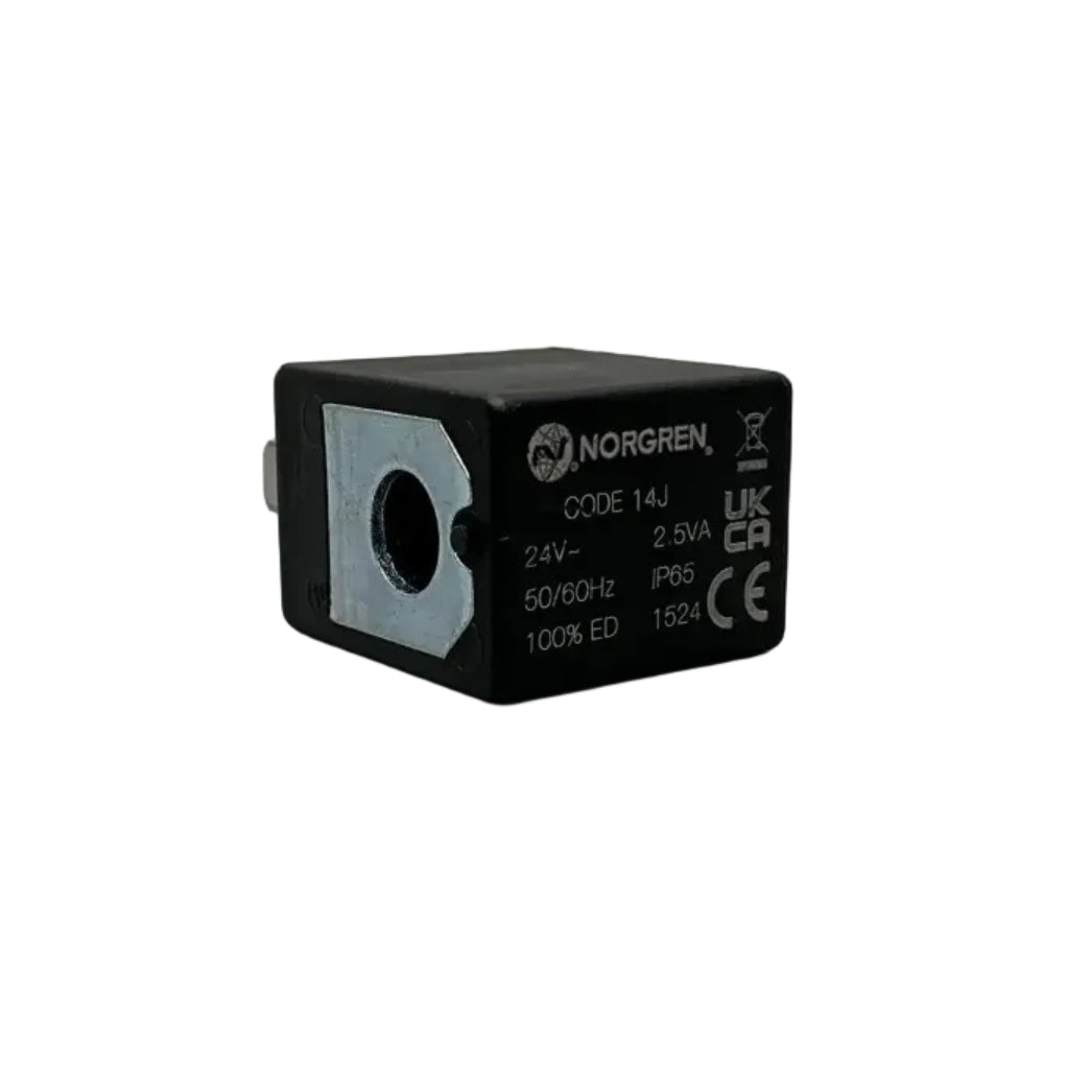 IMI Norgren QM/48/14J/21 Solenoid Coil - 24 VAC-Solenoid Coil-01-AA-06-10-05-6152430087046-Used Industrial Parts