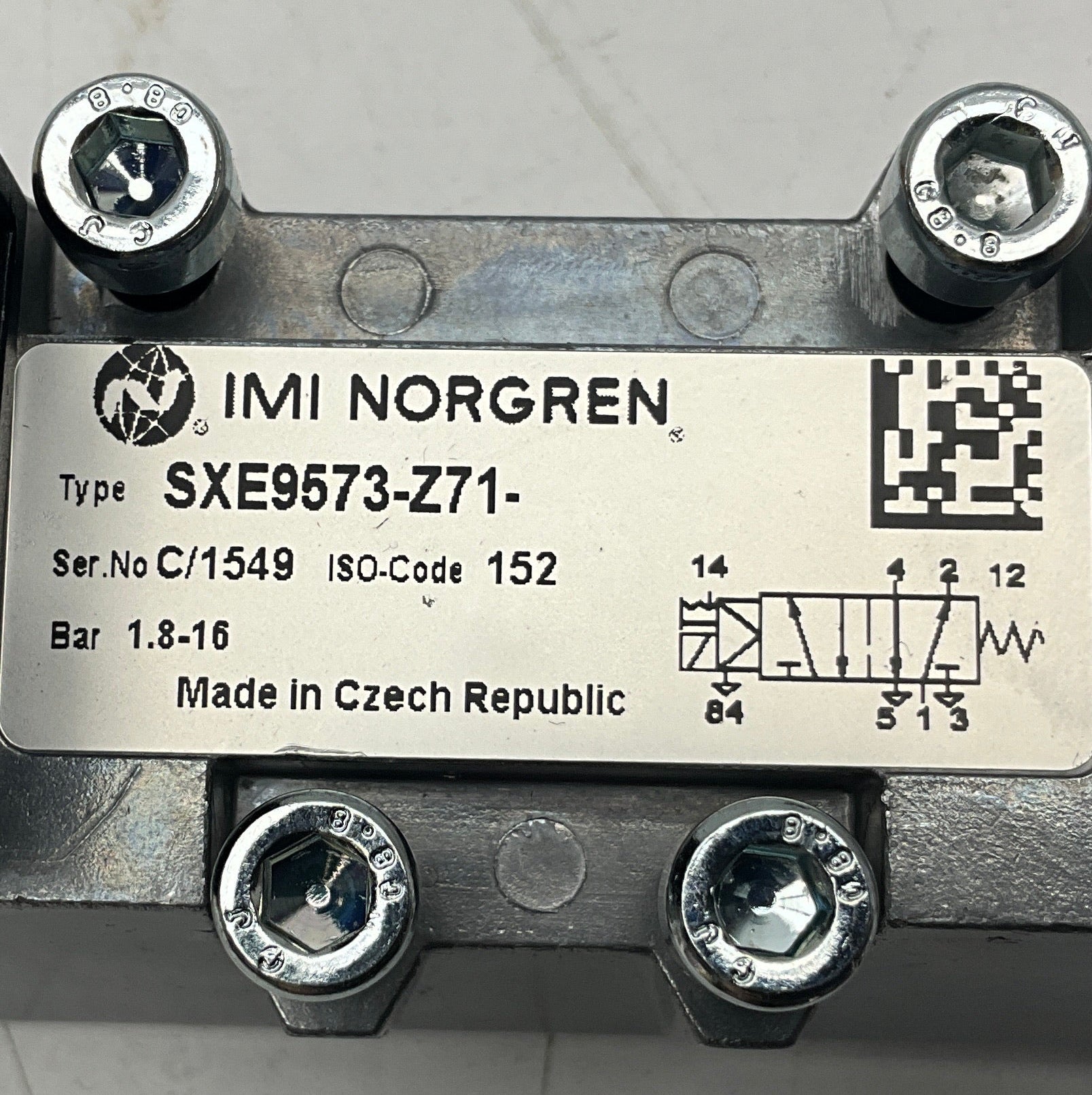 IMI Norgren SXE9573-Z71-61-23N 5/2 Way Solenoid Valve-5/2 Way Solenoid Valve-Used Industrial Parts