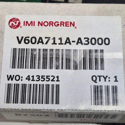 IMI Norgren V60A711A-A3000 Inline Directional Control Solenoid Valve-Inline Directional Control Solenoid Valve-Used Industrial Parts