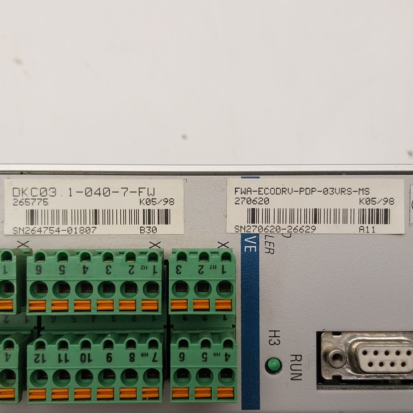 Indramat Ecodrive DKC03 1 040 7 FW Drive Controller-Drive Controller-Used Industrial Parts