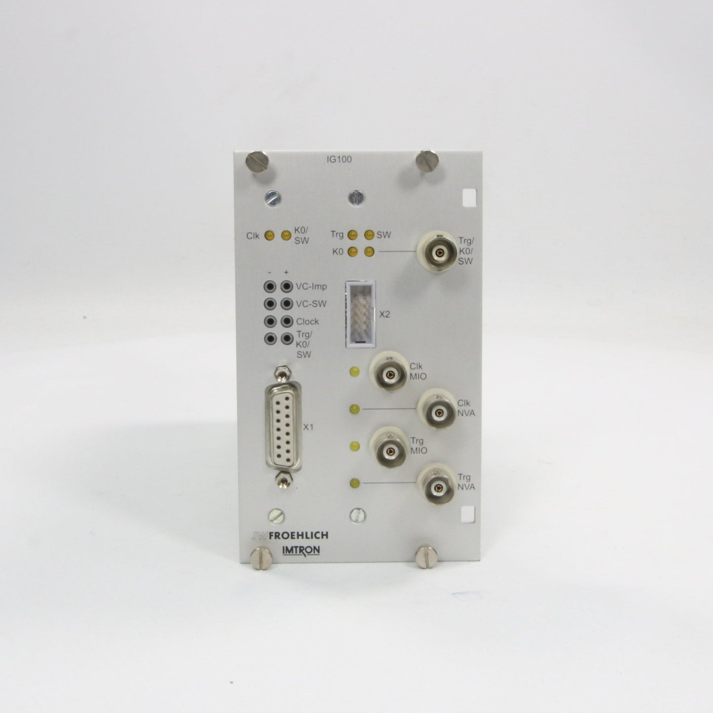 JW Froehlich Imtron IG100 Controller Board-Controller Board-Used Industrial Parts