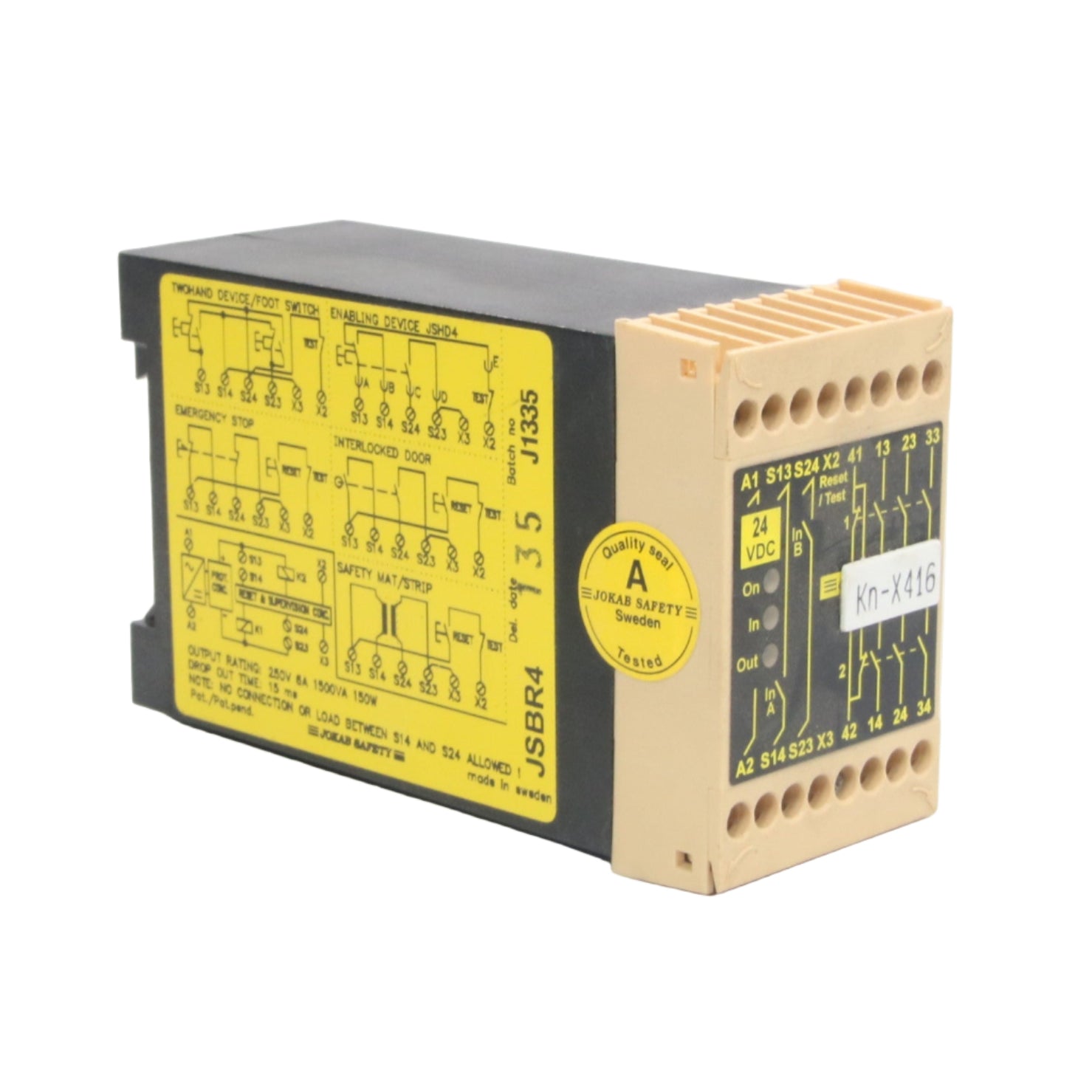 Jokab JSBR4 Safety Relay-Safety Relay-AA-02-03-02-6152427494499-Used Industrial Parts
