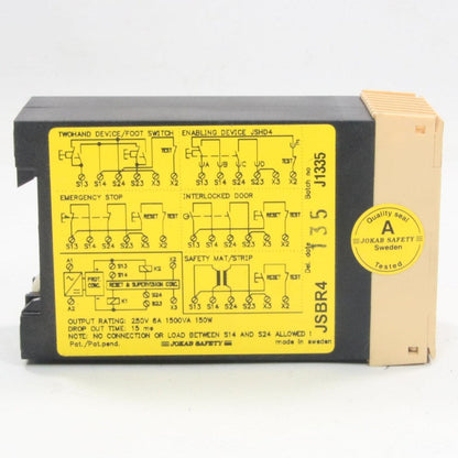 Jokab JSBR4 Safety Relay-Safety Relay-Used Industrial Parts