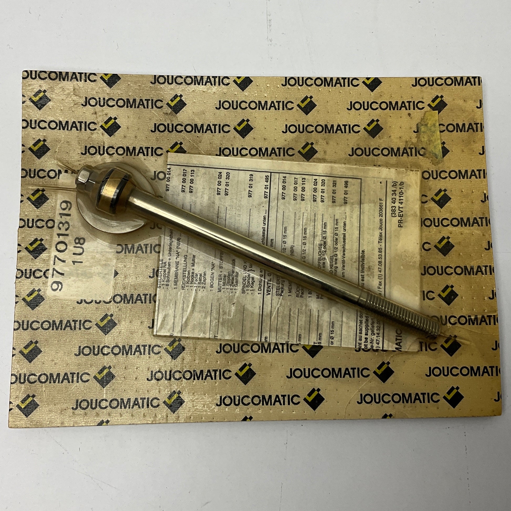 Joucomatic 97701319 Valve Repair Kit-Valve Repair Kit-Used Industrial Parts