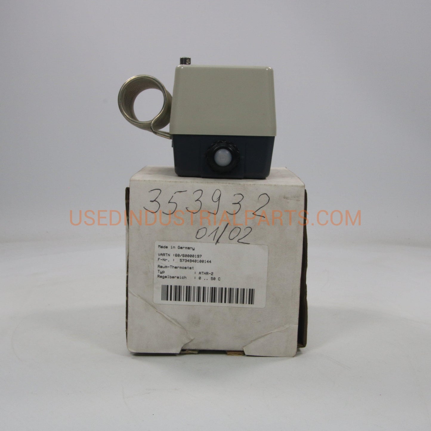 Jumo Industrial Room Thermostat ATHR-2-Thermostat-AC-01-07-Used Industrial Parts