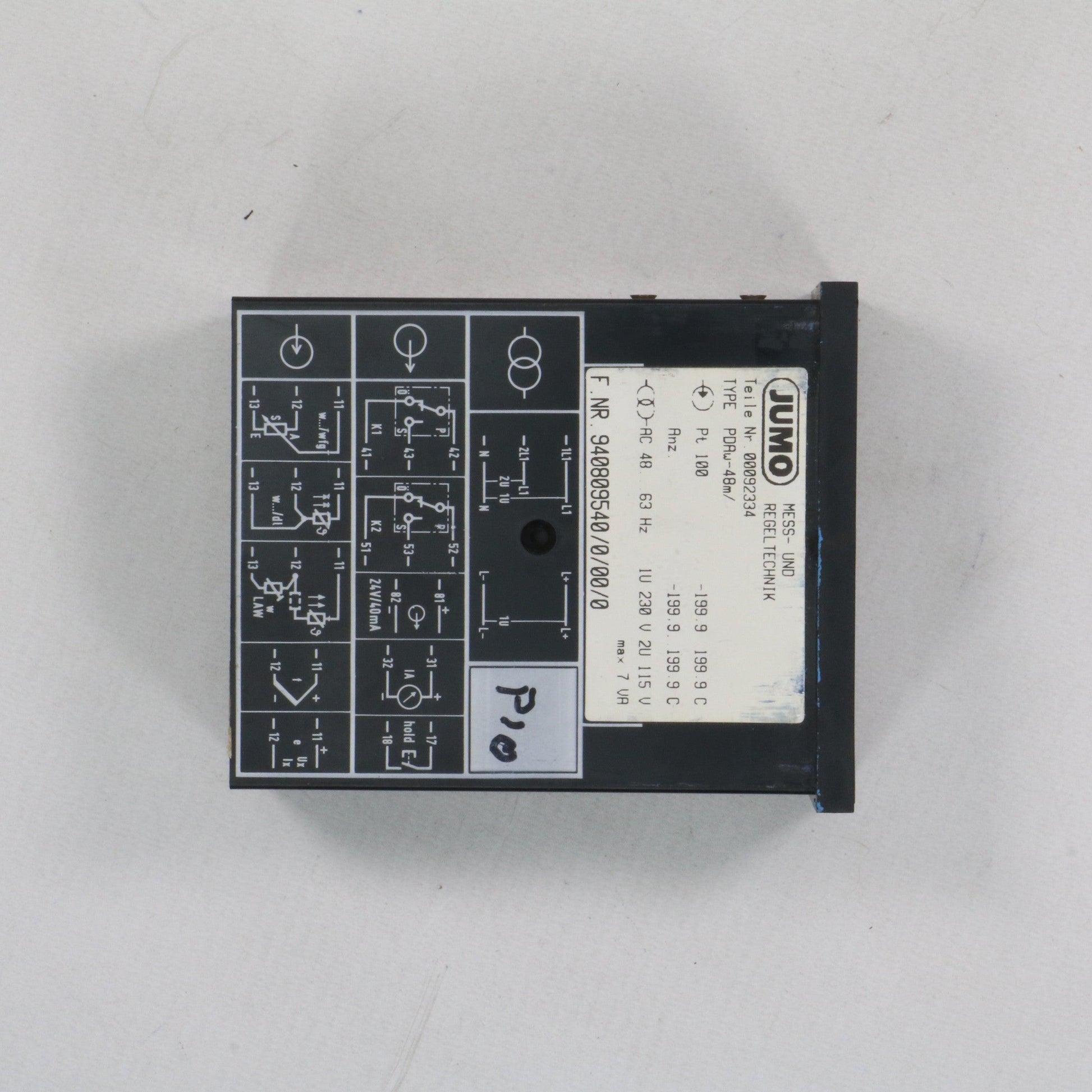 Jumo PDAw-48 Digital Temperature Controller-Temperature Controller-Used Industrial Parts