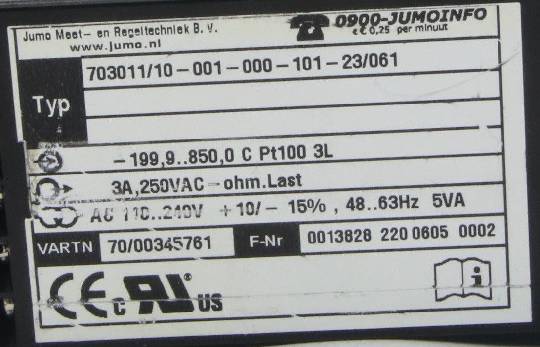 Jumo dTRON 16.1 Compact Microprocessor Controller-Microprocessor Controller-Used Industrial Parts