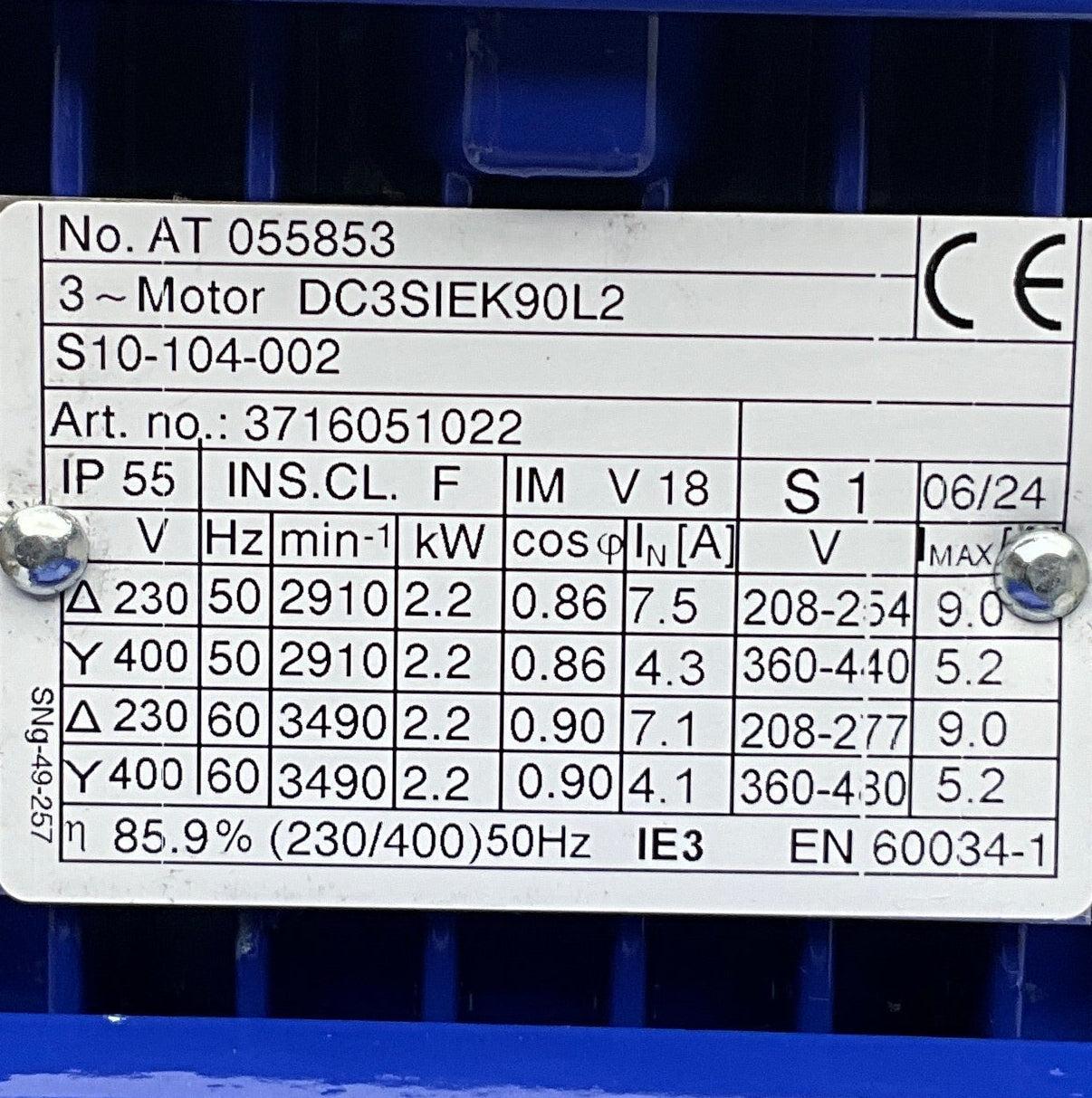 KSB Movitec V 10/6 B High-Pressure Inline Centrifugal Pump-Vertical Multistage Centrifugal Pump-Used Industrial Parts