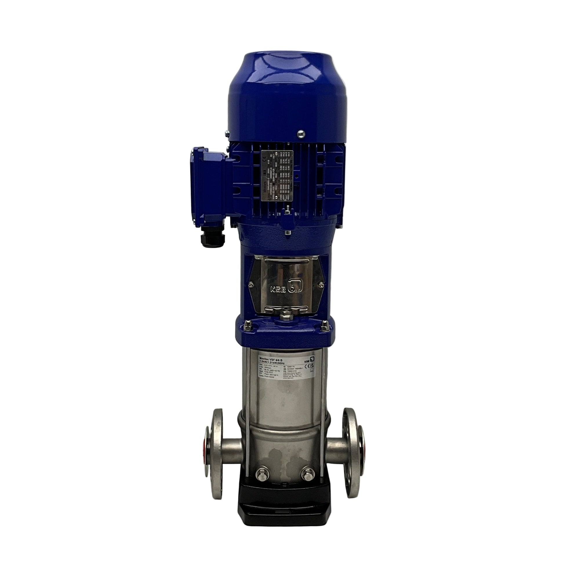 KSB Movitec VSF 6/6 B High-Pressure Inline Centrifugal Pump-Vertical Multistage Centrifugal Pump-Used Industrial Parts