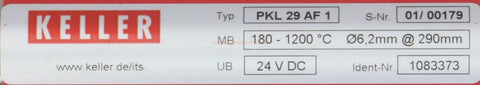 Image of Keller CellaTemp PKL 29 AF 1 Pyrometer-Pyrometer-CD-04-06-Used Industrial Parts