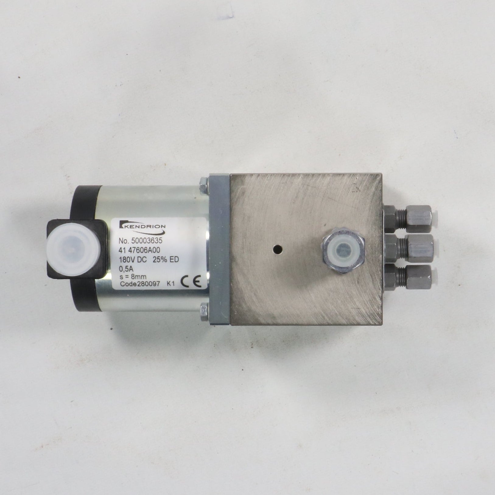 Kendrion Solenoid Actuator & REBS Valve Block Assembly-Solenoid Valve Block Assembly-Used Industrial Parts