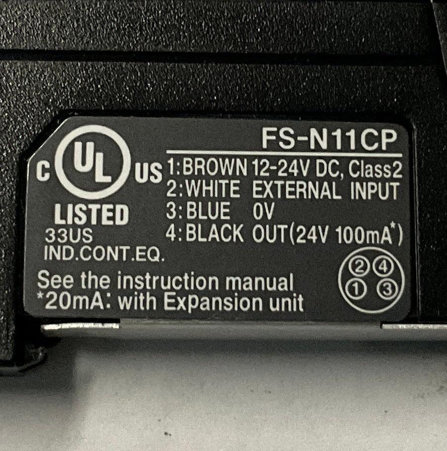 Keyence FS-N11CP Fibre Optic Sensor-Fibre Optic Sensor-Used Industrial Parts