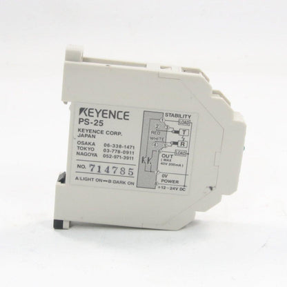 Keyence PS-25 Photoelectric Sensor Amplifier-Photoelectric Sensor Amplifier-Used Industrial Parts