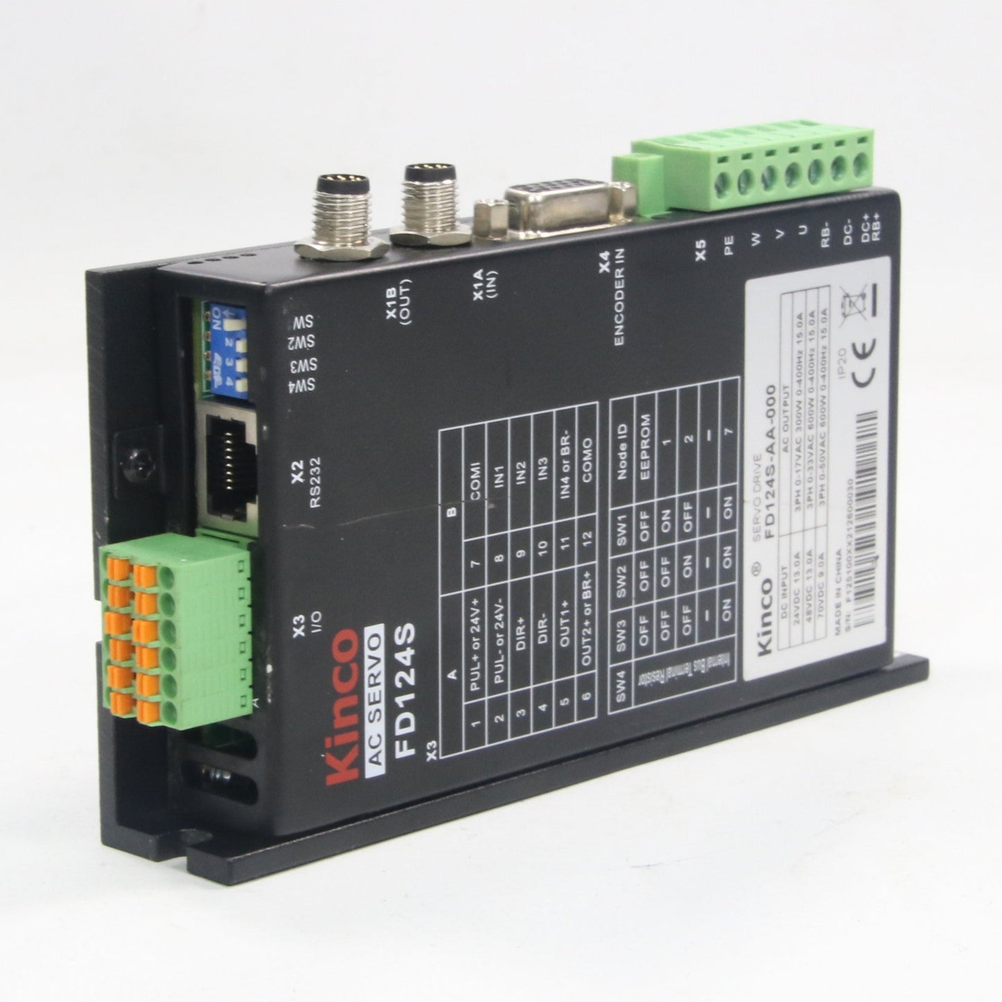 Kinco FD124S AC servo drive-Servo Drive-Used Industrial Parts