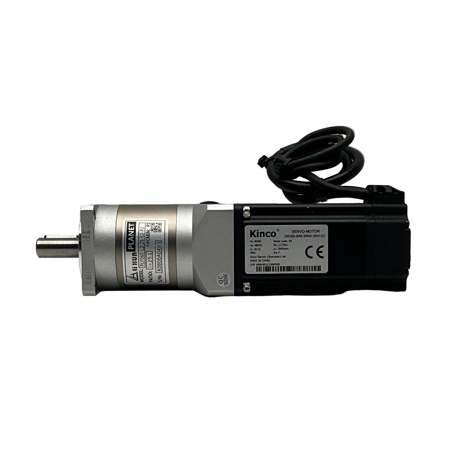 Kinco SMC60S-0040-30MAK-3DSH-(5) AC Servo Motor with Planetary Gearbox-Servo Motor with Planetary Gearbox-Used Industrial Parts