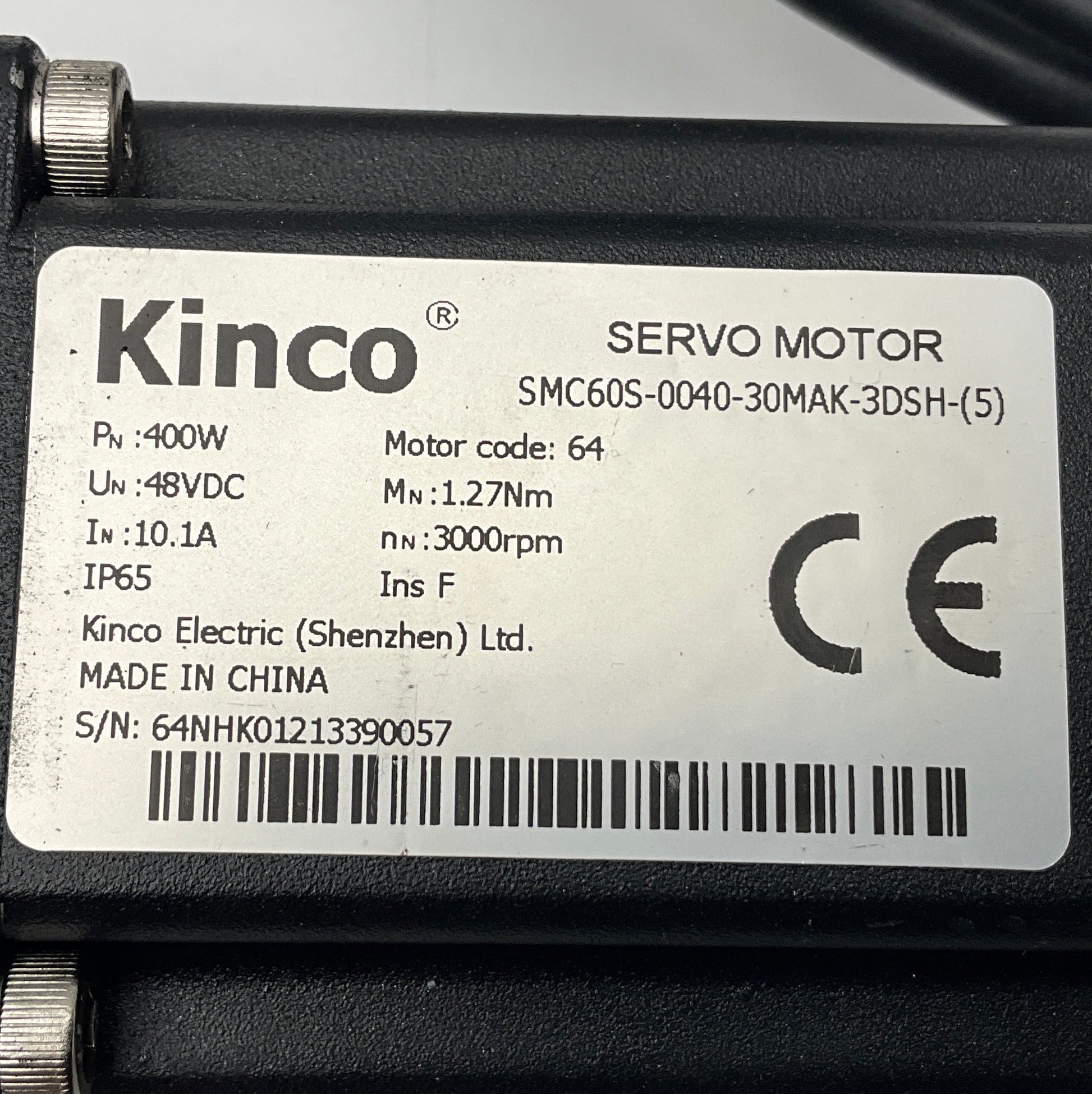 Kinco SMC60S-0040-30MAK-5DSU-(5) AC Servo Motor with Planetary Gearbox-Servo Motor with Planetary Gearbox-Used Industrial Parts