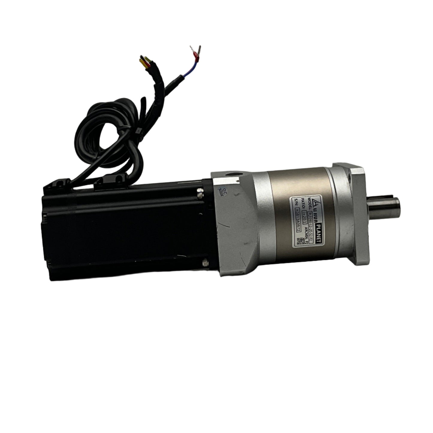 Kinco SMC80S-0075-30MBK-3DSH-(5) AC Servo Motor with Planetary Gear-Servo Motor with Planetary Gearbox-Used Industrial Parts