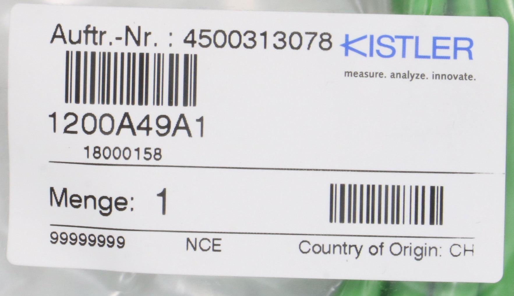 Kistler 1200A49A1 Crossed Communication Cable-Ethernet Cable-Used Industrial Parts