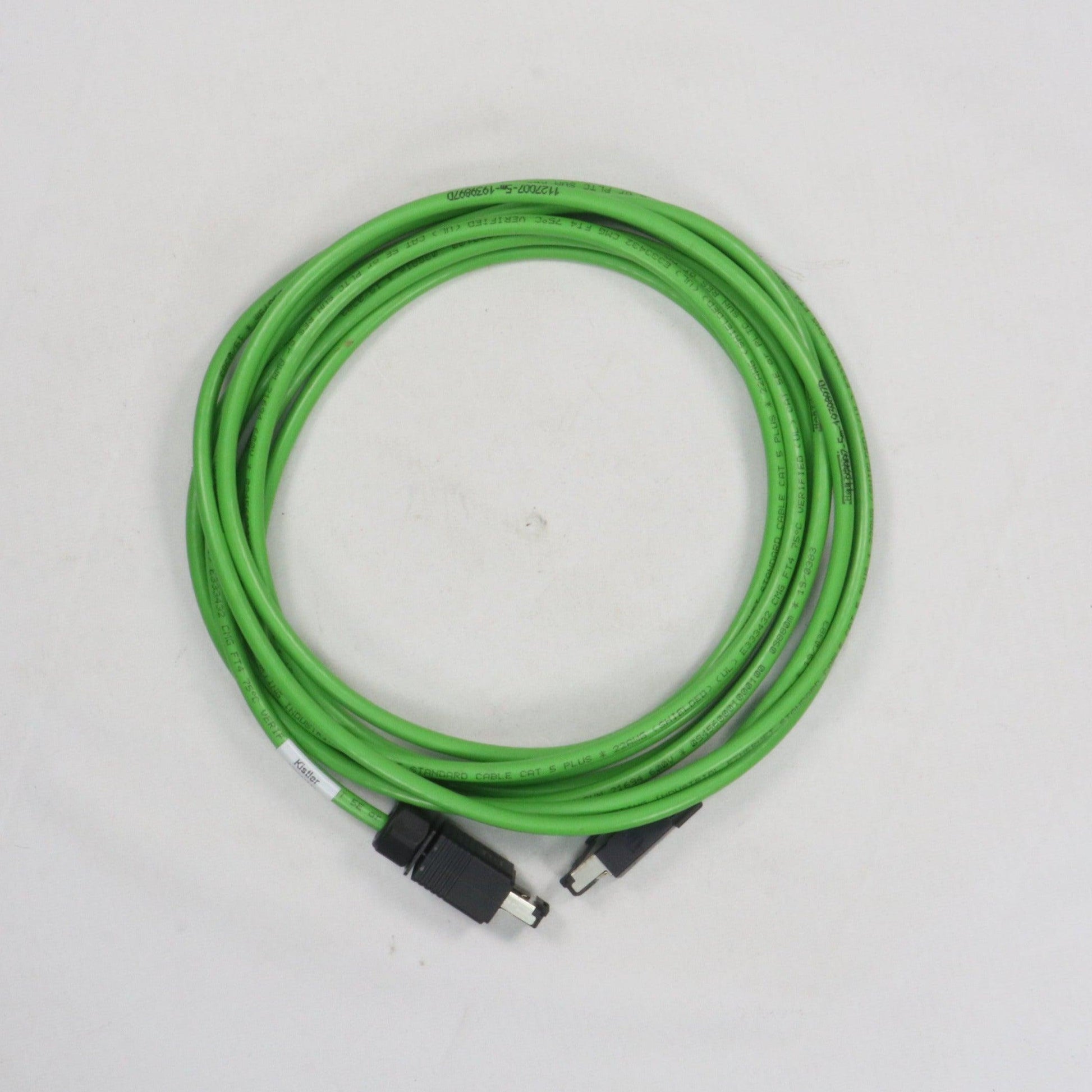 Kistler 1200A49A1 Crossed Communication Cable-Ethernet Cable-Used Industrial Parts