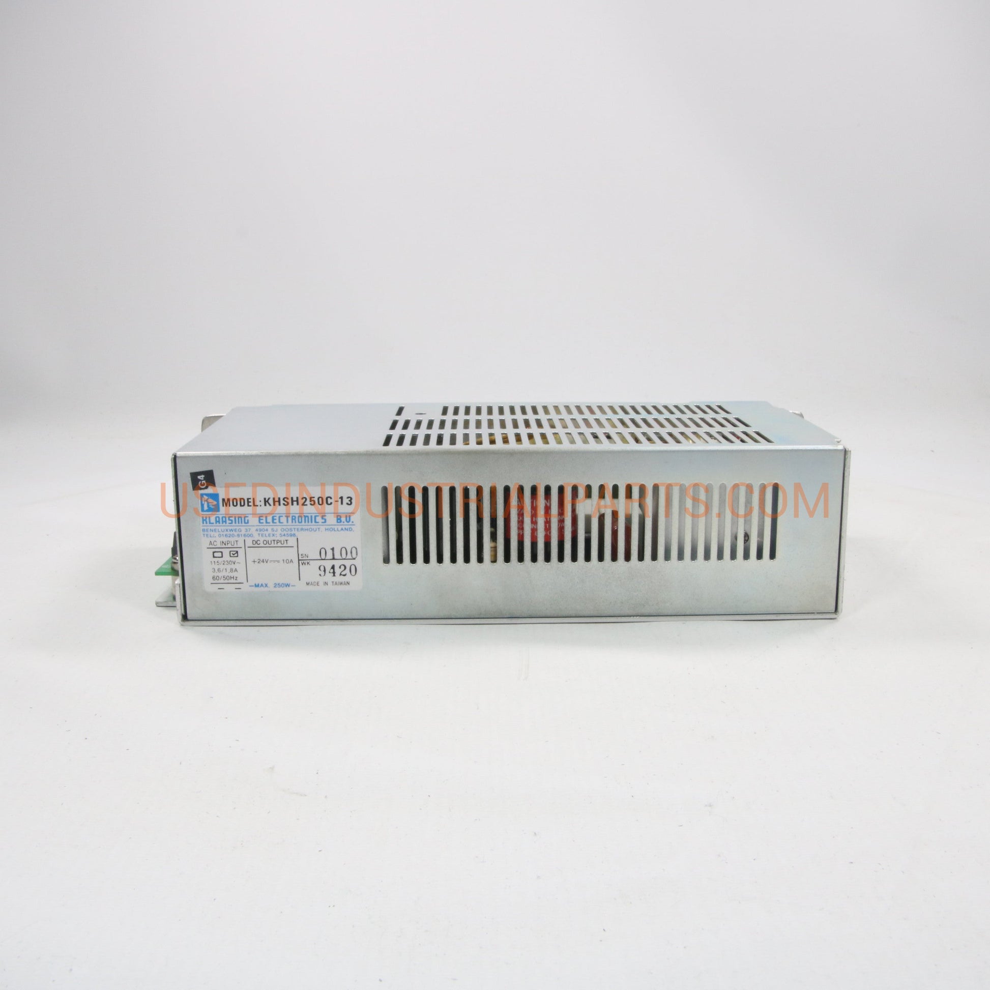 Klaasing Electronics KHSH250C-13 Power Supply-Power Supply-AC-04-01-Used Industrial Parts