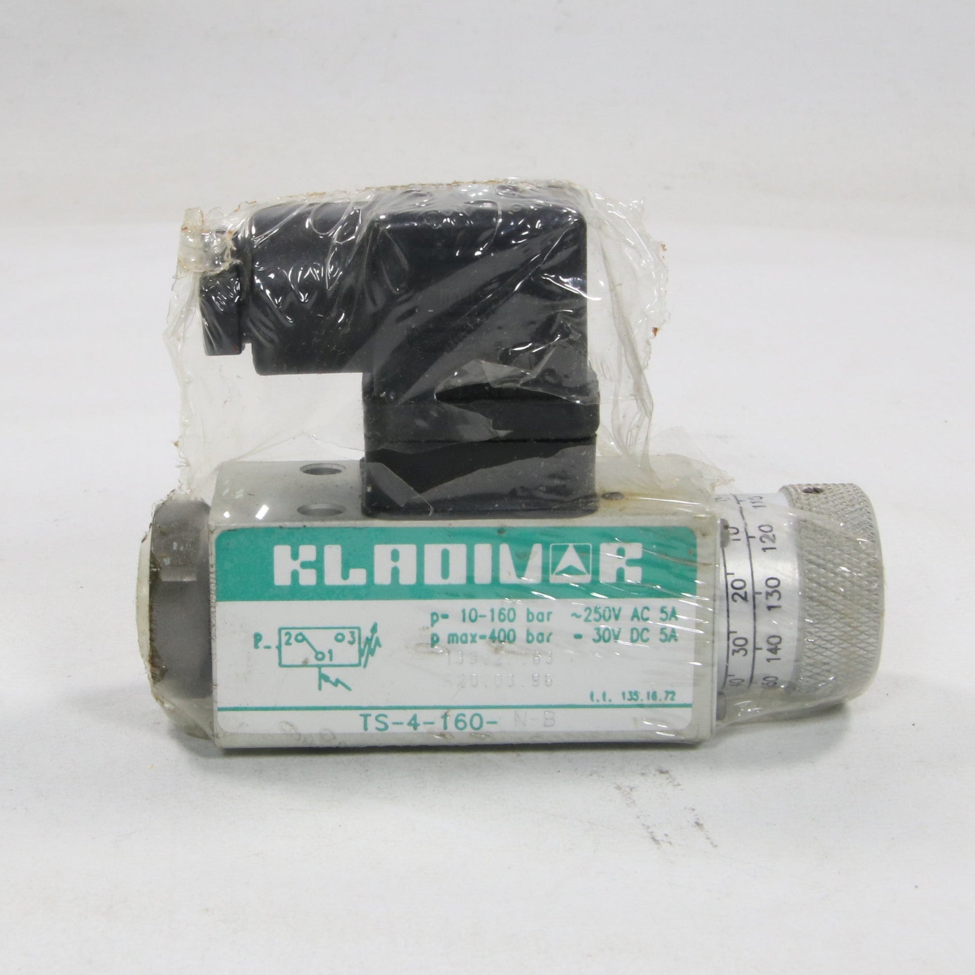Kladivar TS-4-160-N-B Adjustable Pressure Switch-Adjustable Pressure Switch-Used Industrial Parts