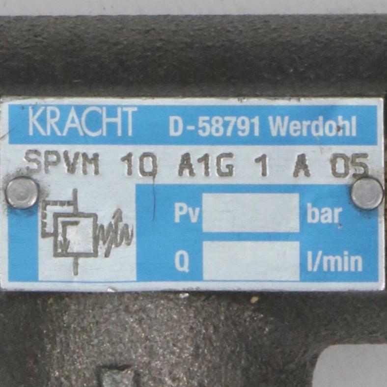 Kracht SPVM 10 A1G 1 A 05 Pressure Relief Valve-Pressure Relief Valve-Used Industrial Parts