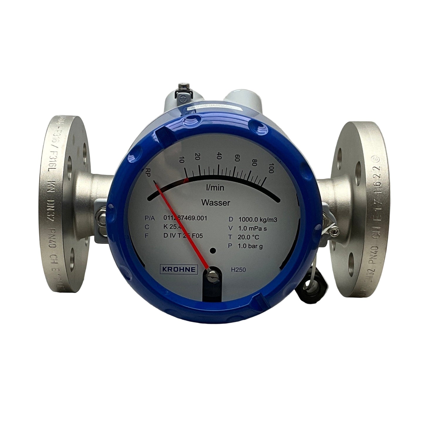 Krohne H250H/RR/M40/K1 Variable Area Flowmeter-Variable Area Flowmeter-Used Industrial Parts